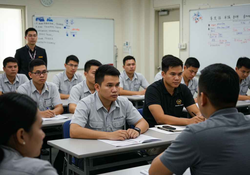Filipino trainees in taiwan