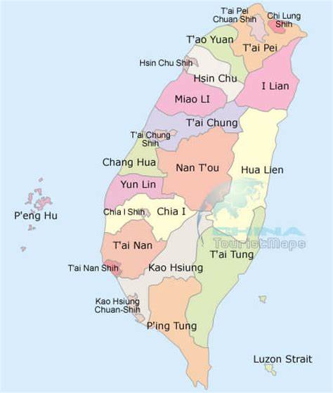 taiwan map