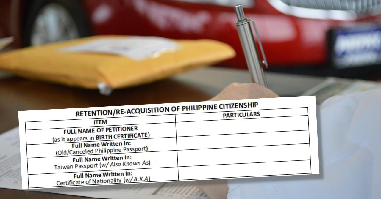 Reacquire Retain Philippine Citizenship Taiwan