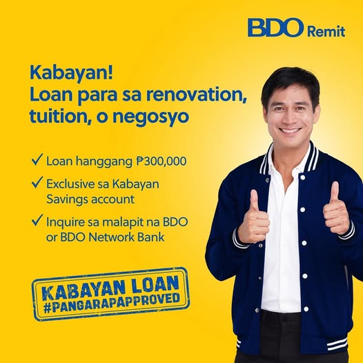 bdo kabayan loan banner