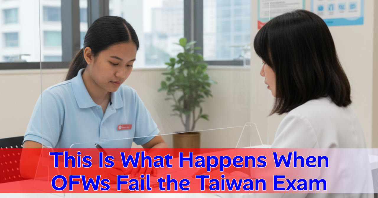 failing a medical test in taiwan